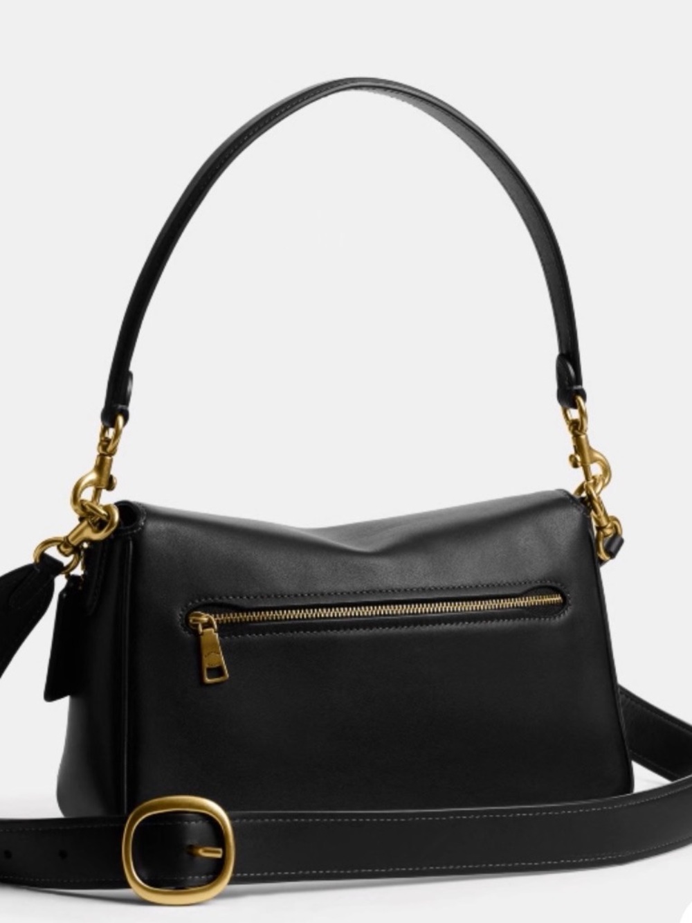 Coach Tabby Black soft Leather Shoulder Bag - Picture 2 of 16
